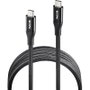 NGS Cable USB-C a USB-C KNOT 240W-2 de 2m Negro